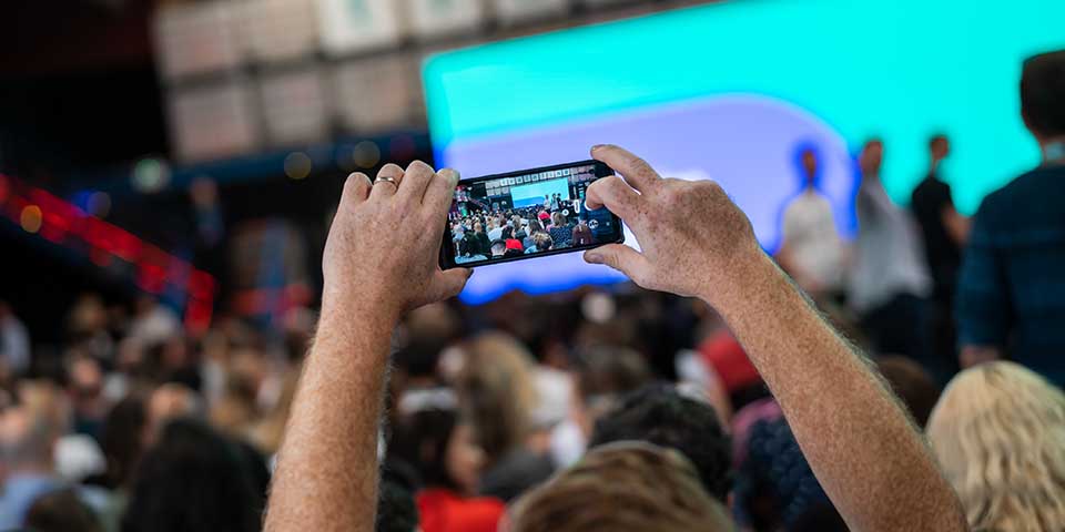 Content capture that extends ROI at company offsite events